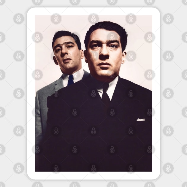 The Kray Twins Sticker by AndythephotoDr